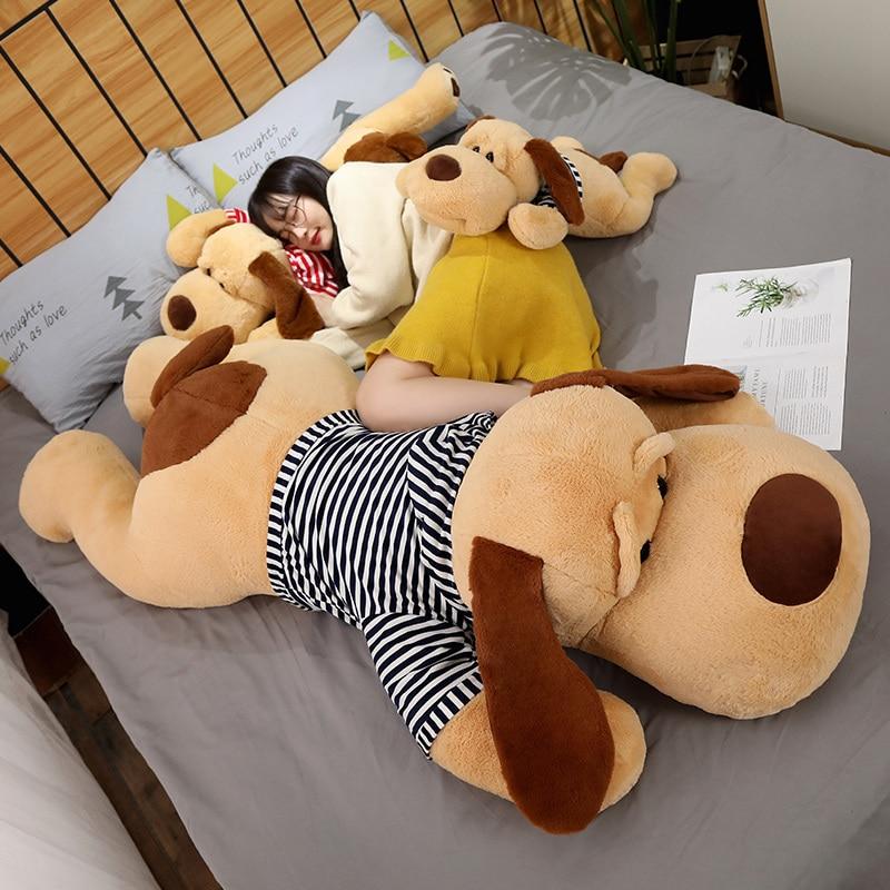 Cute Plush Dog Sleeping Companion