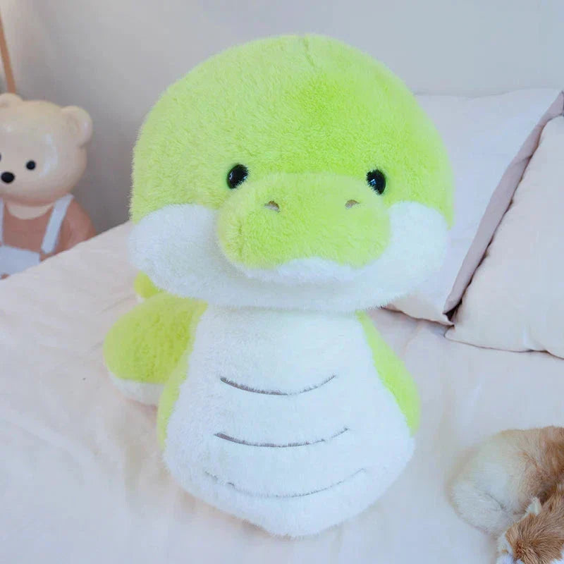 Soft Green Plush Snake Toy - Yeezlab