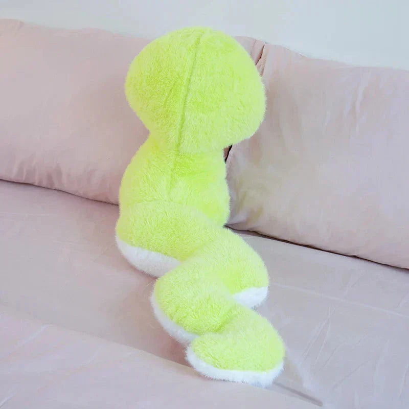 Soft Green Plush Snake Toy