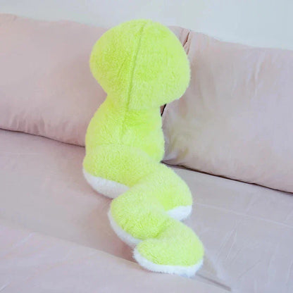 Soft Green Plush Snake Toy