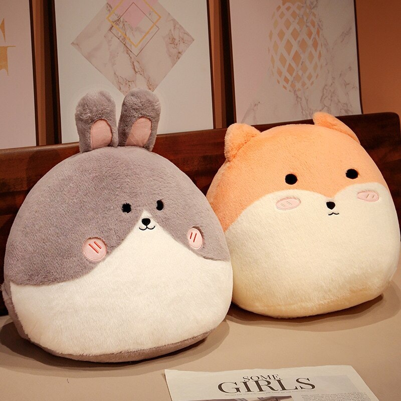 Cuddly Animal Soft Plush Pillow Set