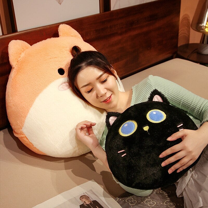 Cuddly Animal Soft Plush Pillow Set