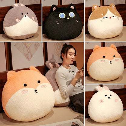 Cuddly Animal Soft Plush Pillow Set