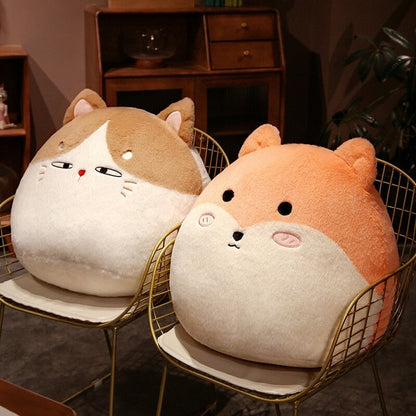 Cuddly Animal Soft Plush Pillow Set