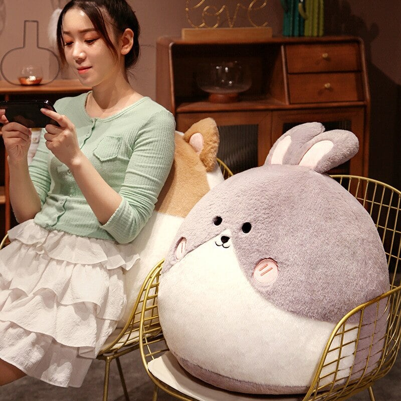 Cuddly Animal Soft Plush Pillow Set