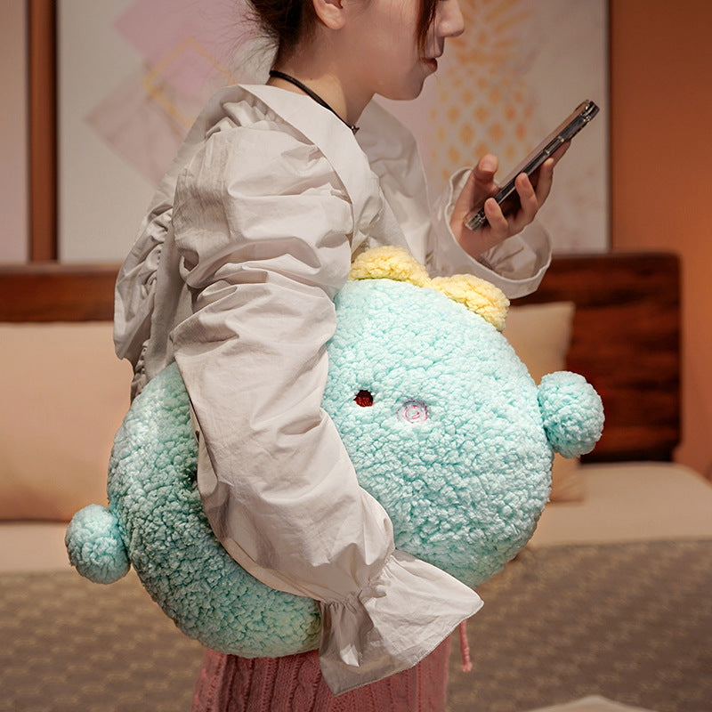 Soft Round Cuddly Animal Pillow Plush Toy