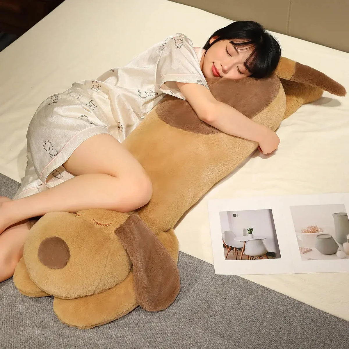Cuddly Soft Plush Puppy Pillow - Yeezlab