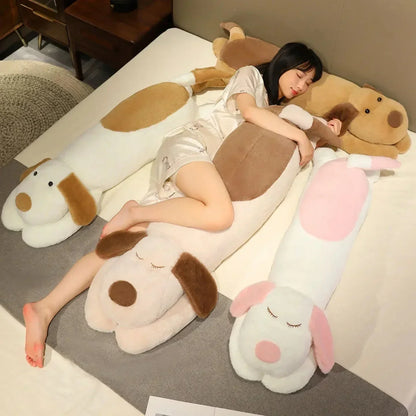 Cuddly Soft Plush Puppy Pillow