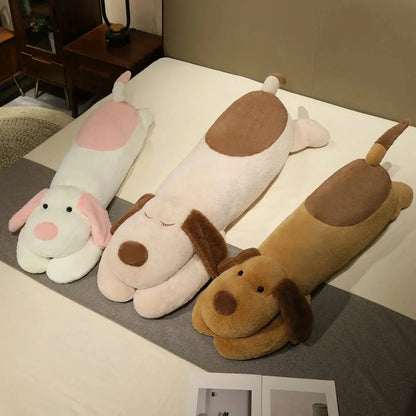 Cuddly Soft Plush Puppy Pillow