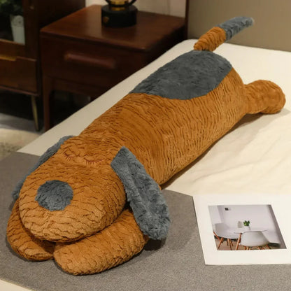 Cuddly Soft Plush Puppy Pillow