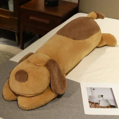 Cuddly Soft Plush Puppy Pillow