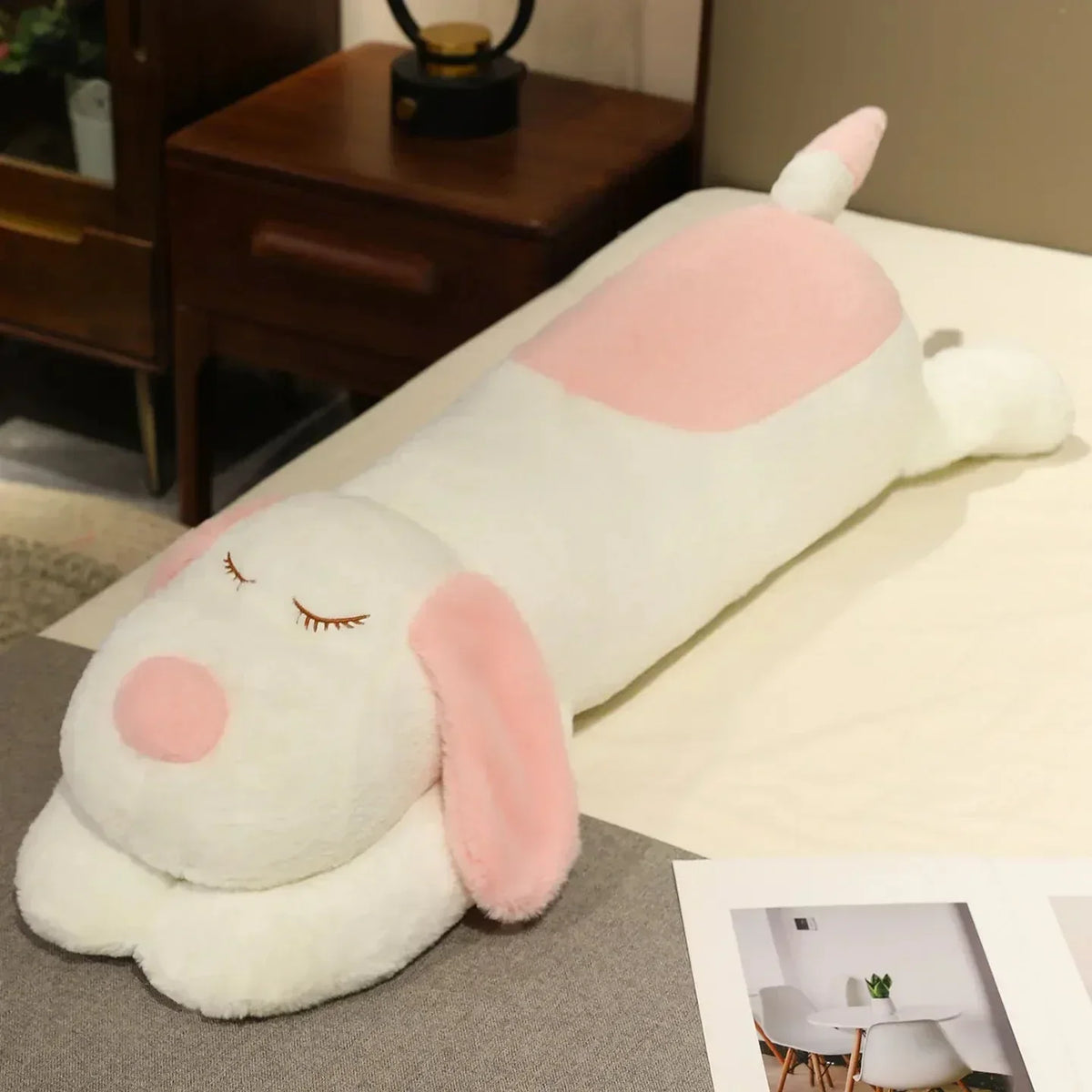 Cuddly Soft Plush Puppy Pillow