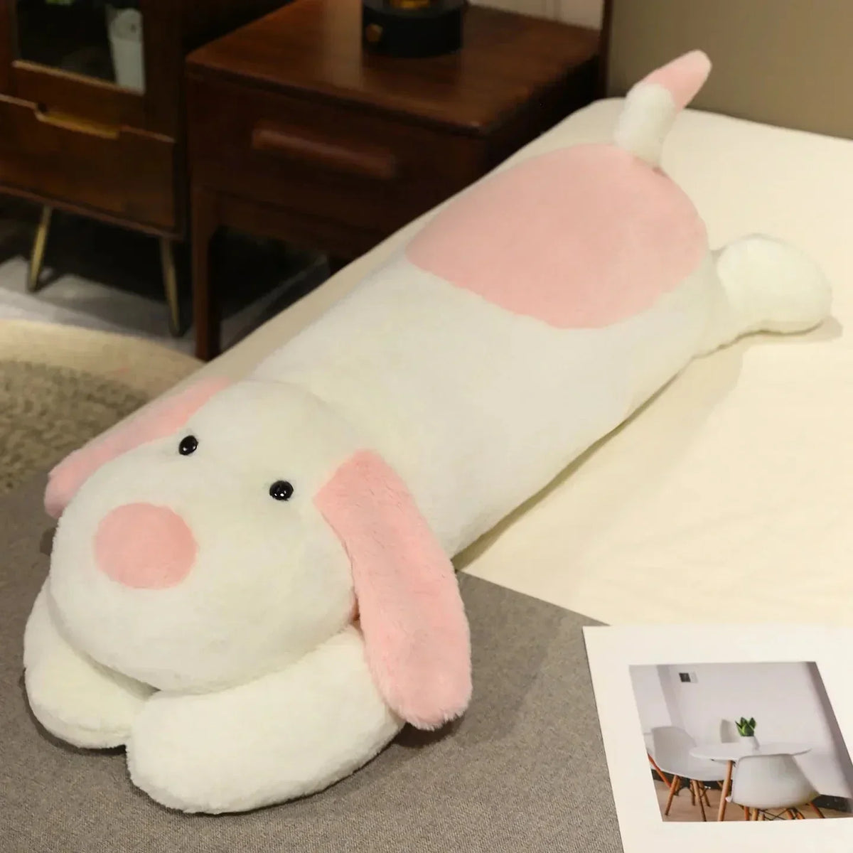Cuddly Soft Plush Puppy Pillow