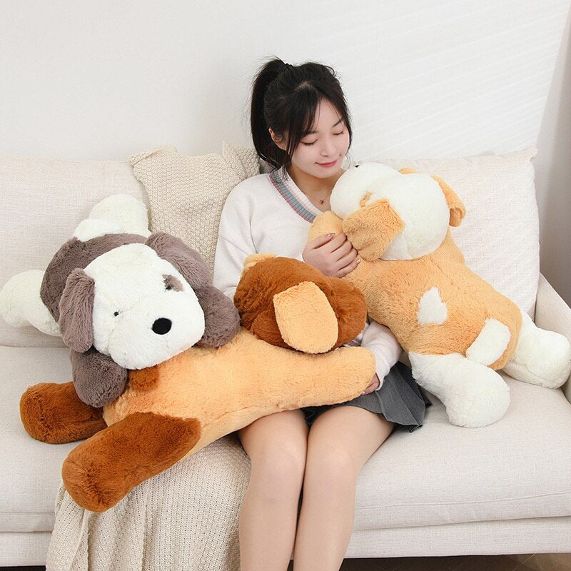 Big Cuddly Dog Plush Toy Family