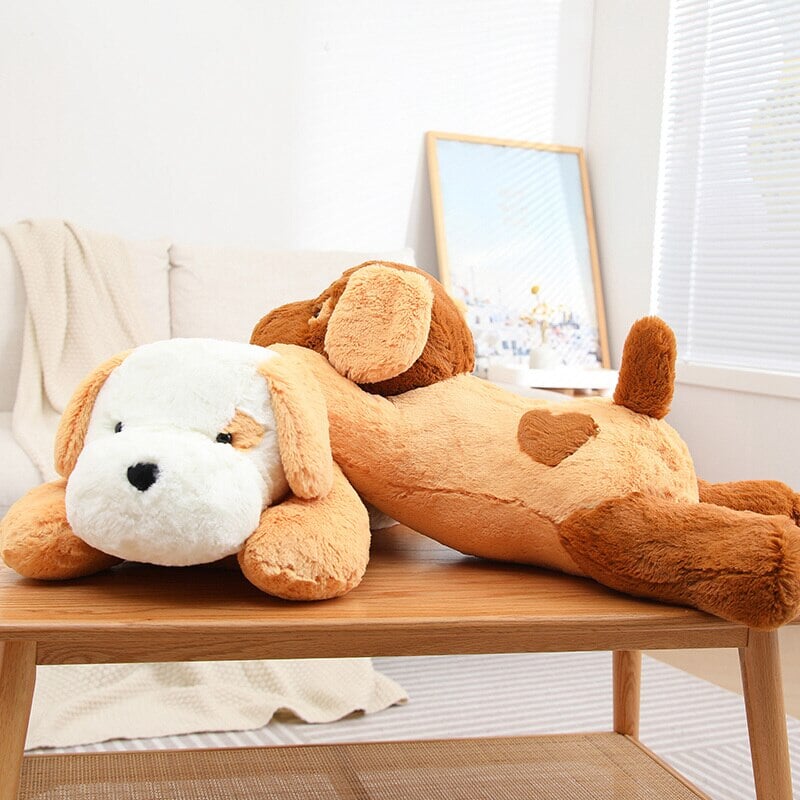 Big Cuddly Dog Plush Toy Family