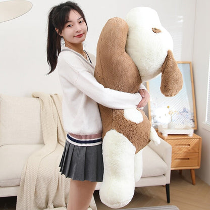 Big Cuddly Dog Plush Toy Family
