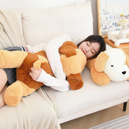 Big Cuddly Dog Plush Toy Family