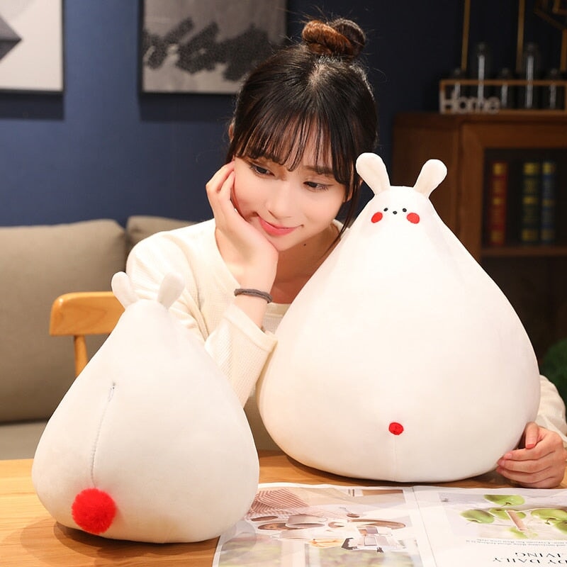 Cute White Bunny Soft Plush Toy