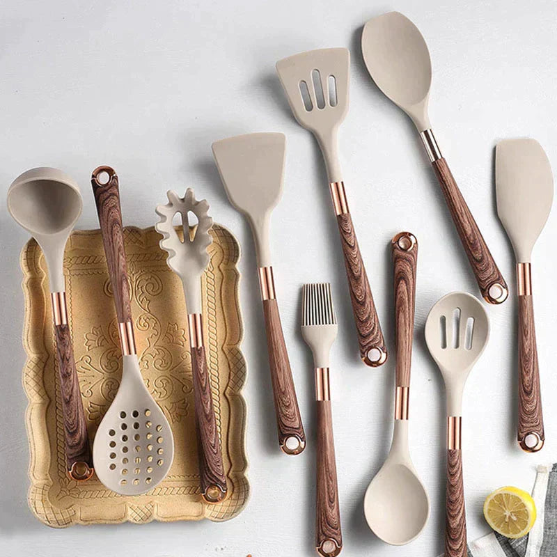 Premium 10-Piece Silicone Kitchen Cookware Set