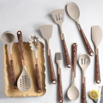Premium 10-Piece Silicone Kitchen Cookware Set