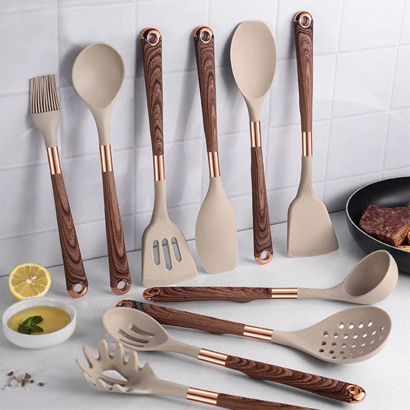 Premium 10-Piece Silicone Kitchen Cookware Set - Yeezlab