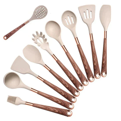 Premium 10-Piece Silicone Kitchen Cookware Set