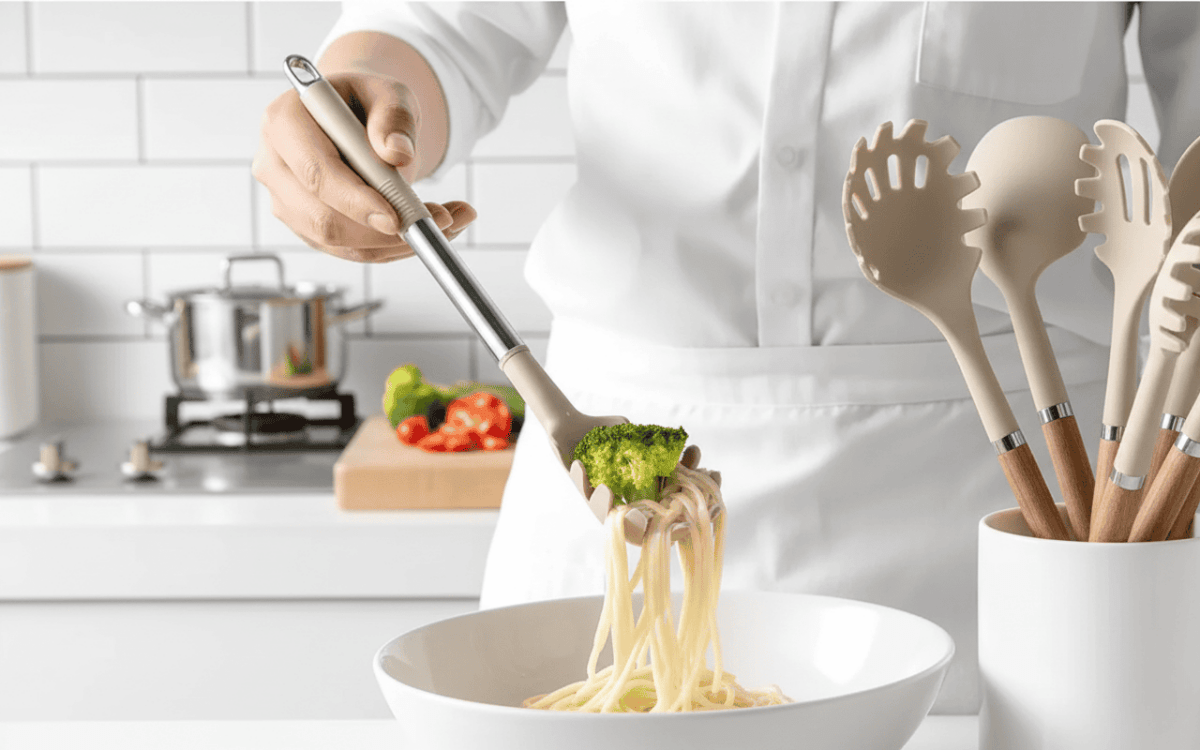 Premium Kitchen Utensil Set with Soft Grip Handles