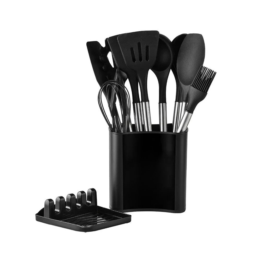Premium Kitchen Utensil Set with Soft Grip Handles