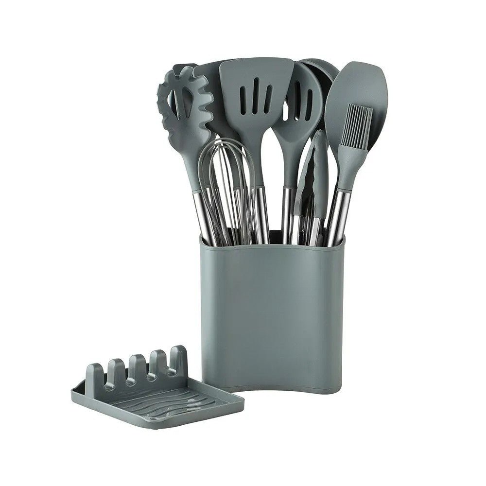 Premium Kitchen Utensil Set with Soft Grip Handles - Yeezlab