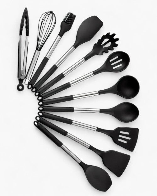 Premium Kitchen Utensil Set with Soft Grip Handles