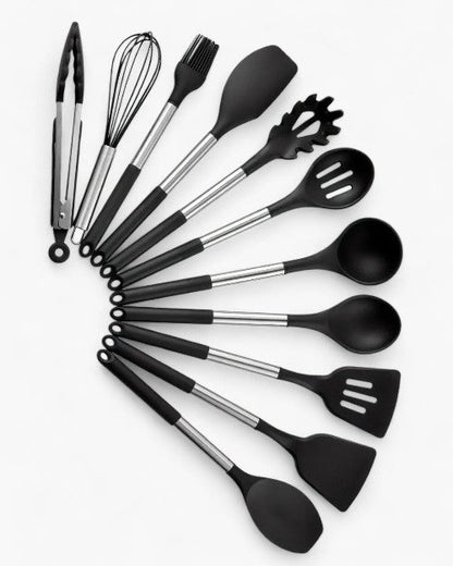 Premium Kitchen Utensil Set with Soft Grip Handles
