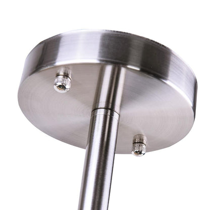 Modern Semi-Flush Mount Crystal Chandelier