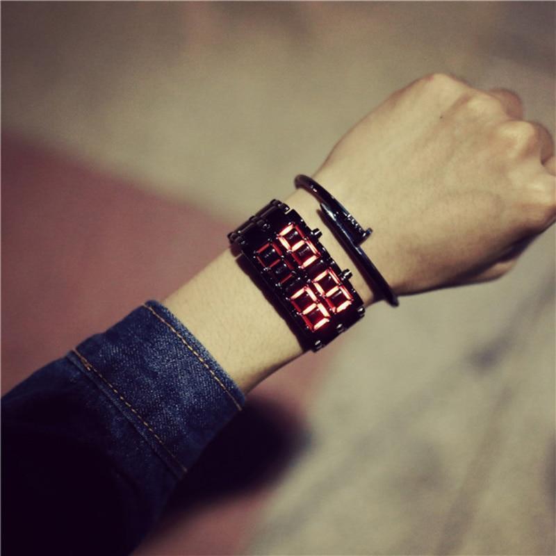 Trendy LED Digital Wristwatch for Men and Women