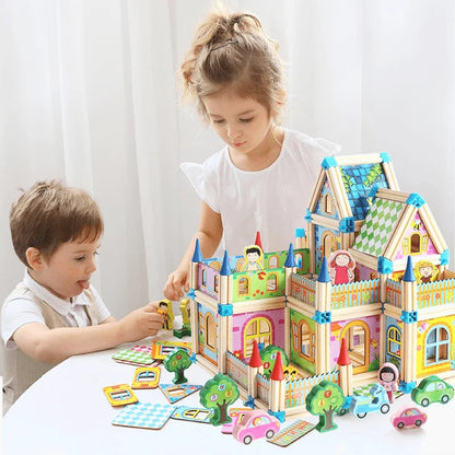 Creative Wooden Building Blocks Set - Yeezlab