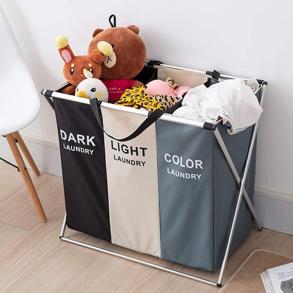 Compact Folding Laundry Sorter Basket