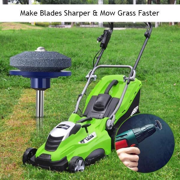 Easy Lawn Mower Sharpener Tool