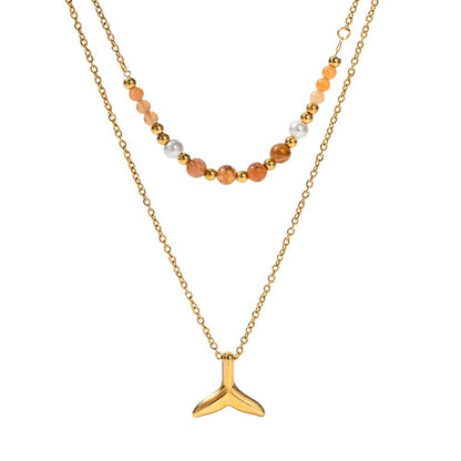 Nature Inspired Whale Pendant Necklace