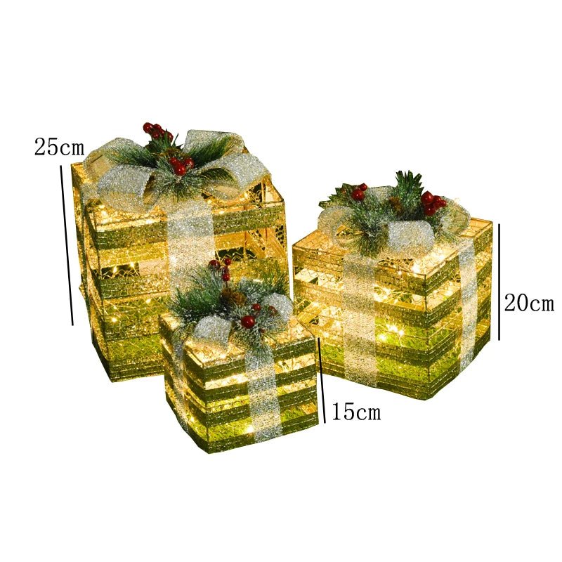 Colorful LED Holiday Tree Decorations