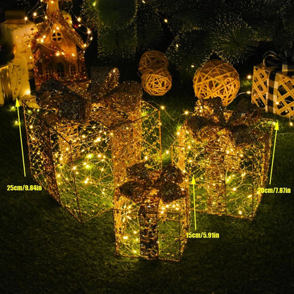 Colorful LED Holiday Tree Decorations