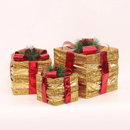 Colorful LED Holiday Tree Decorations