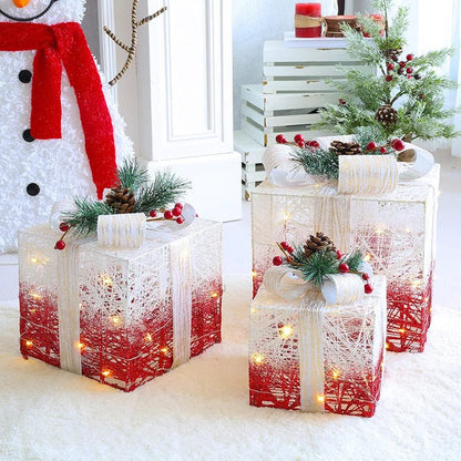 Colorful LED Holiday Tree Decorations