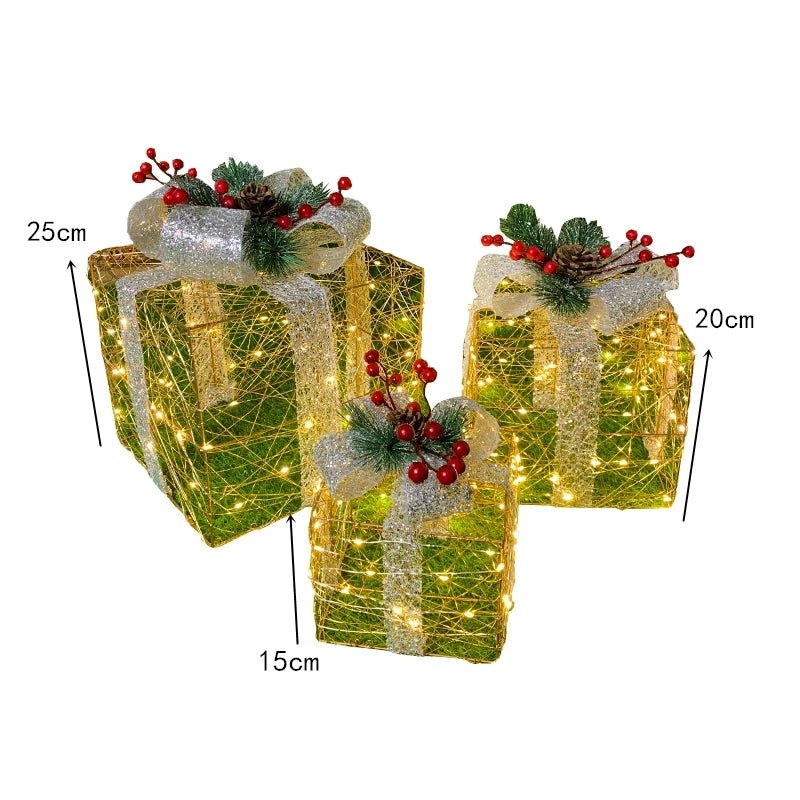 Colorful LED Holiday Tree Decorations