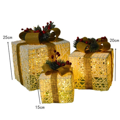 Colorful LED Holiday Tree Decorations