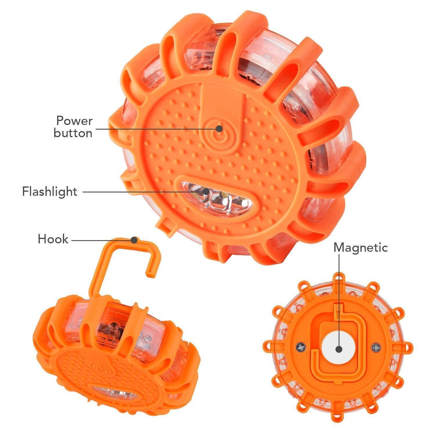 Compact Safety Roadside Flares