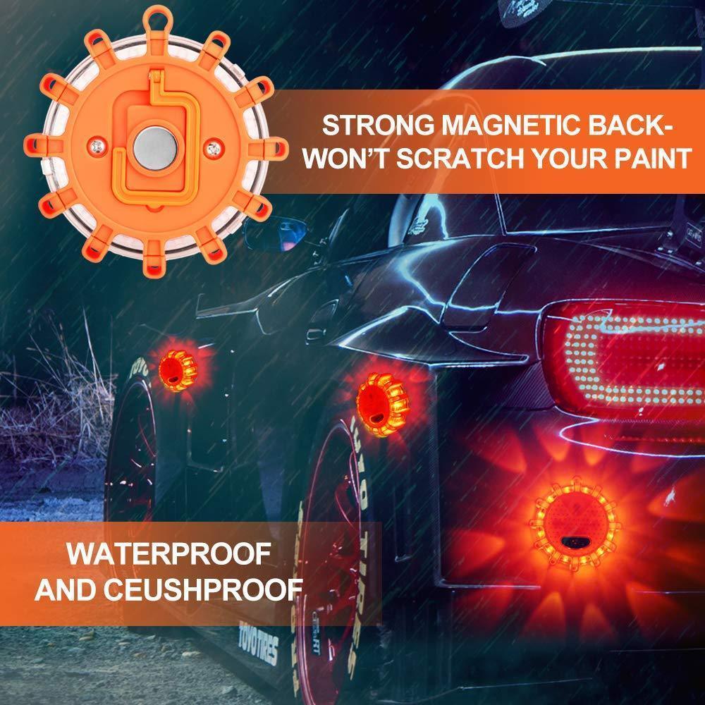 Compact Safety Roadside Flares - Yeezlab