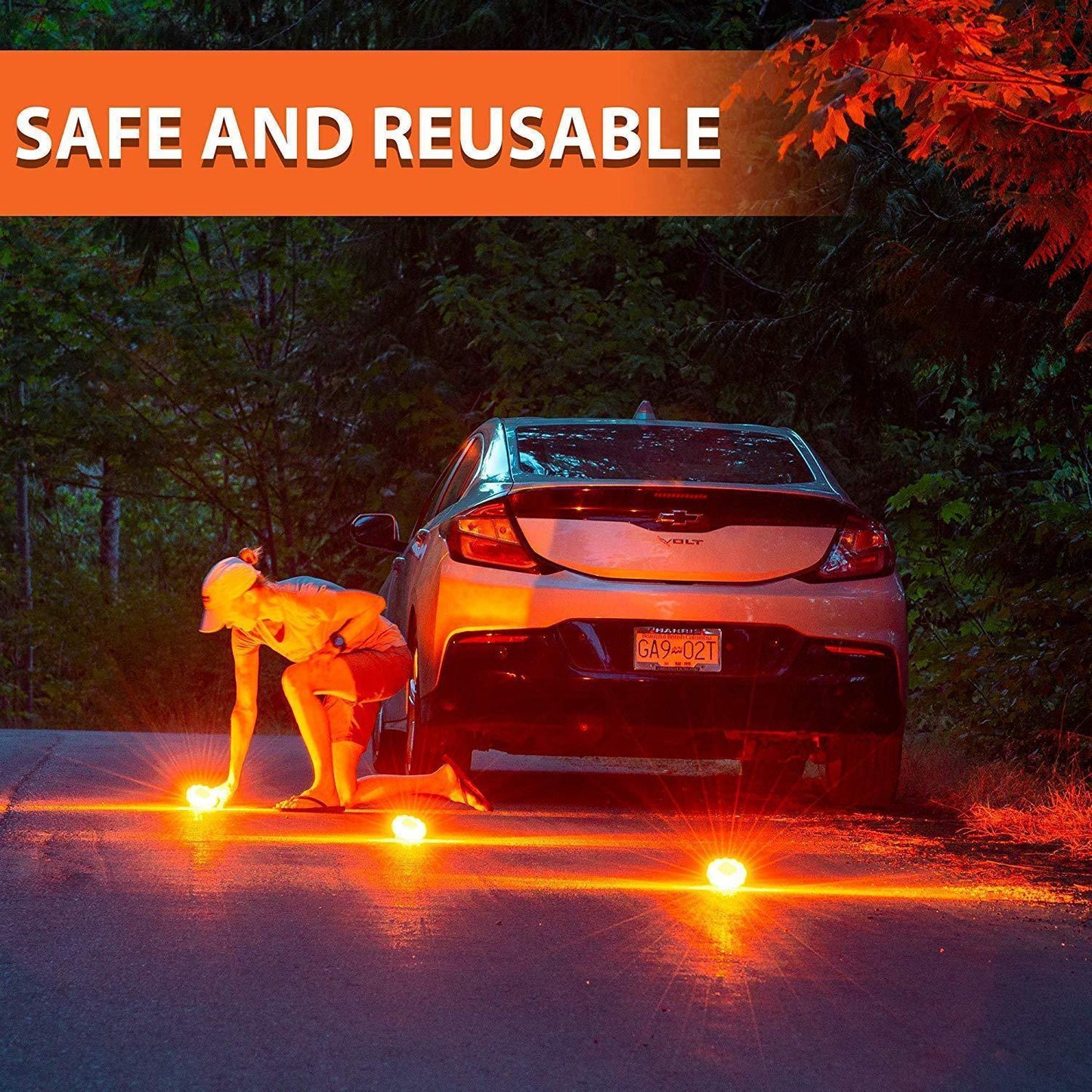 Compact Safety Roadside Flares