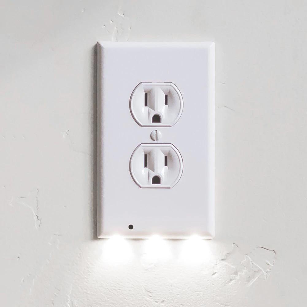 Smart Plug in Night Light Outlet Cover