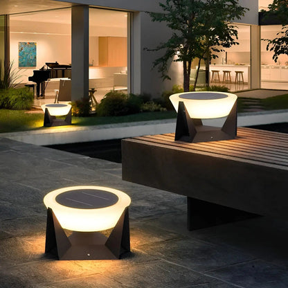 Premium Outdoor Solar Lamp Japanese Design