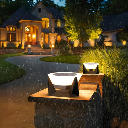 Premium Outdoor Solar Lamp Japanese Design