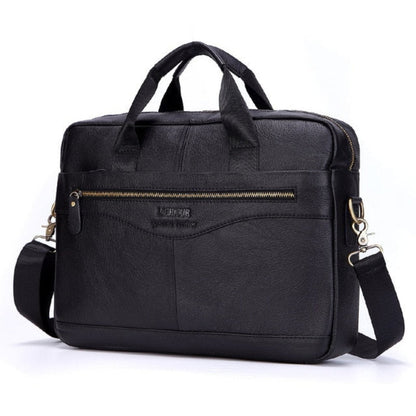 Premium Leather Laptop Backpack